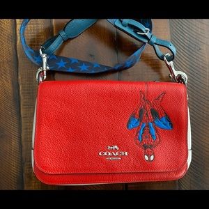 NWOT Coach Marvel Spider-Man Jes Messenger Crossbody